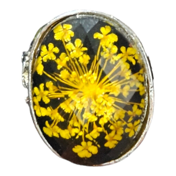 Unisex Unbranded Ring Size 10 Yellow Silver - Picture 2 of 6